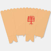 Kanji Treat rode tan popcorn dozen Bedankdoosjes (Ongevouwen)
