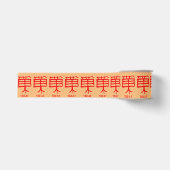 Kanji Treat rood tan lint spoel (Voorkant)