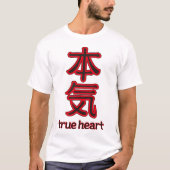 kanji true heart t-shirt (Voorkant)