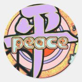 Kanji voor vrede Sticker (Voorkant)
