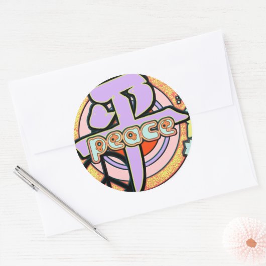 Kanji voor vrede Sticker (Envelop)