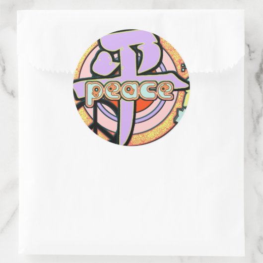 Kanji voor vrede Sticker (Tas)