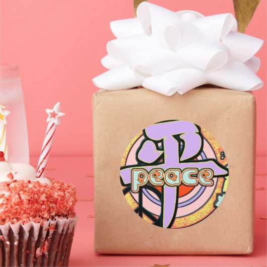 Kanji voor vrede Sticker (Feest)