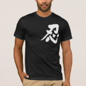 [Kanji] Witte Shinobi-brief T-shirt (Voorkant)