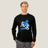 Kanji Yuai/Friendship Japanese Calligraphy Tri-Blend Shirt (Voorkant)