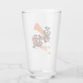 Kanji Yumo/Bravery Japanese Calligraphy Glas (Achterkant)