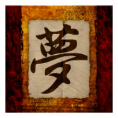 Kanji Zen Dream Poster (Voorkant)