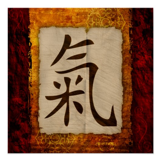 Kanji Zen Energy Perfect Poster (Voorkant)