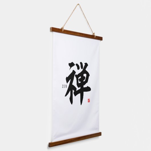 Kanji [Zen] Hangend Wandkleed (Gebogen)