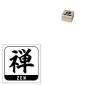 kanji [zen] rubberstempel (Gestempeld)