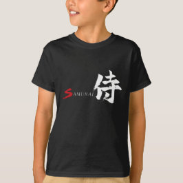 Kanjische Samurai Japanse Kalligrafie T-shirt