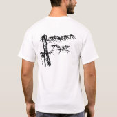 Kanjiz afbeelding : oosterse bamboe t-shirt (Achterkant)