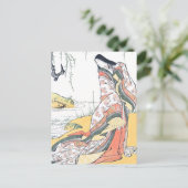 Kanjo: A Court Lady Briefkaart (Staand voorkant)