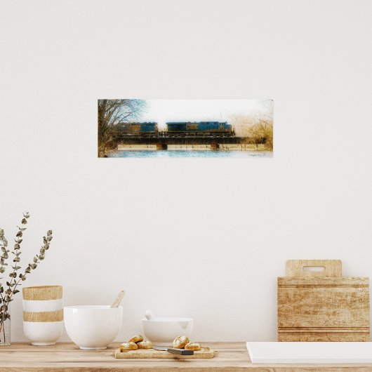 Kankakee Crossing Poster (Keuken)