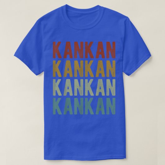 Kankan City Guinea Retro T-shirt (Design voorkant)