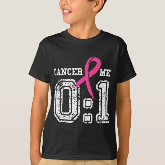 Kanker 0 Ge 1 Shirt Borstkanker Awareness Surviv (Voorkant)