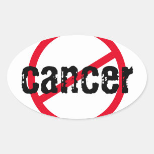 Kanker #1 ovale sticker