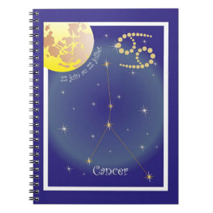 Kanker 22 juin au 22 juillet Notizheft Notitieboek