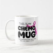 Kanker Aanmoediging Gift, Dit is mijn Chemo Koffiemok (Links)