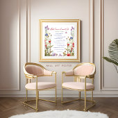 Kanker Aanmoediging Wildbloemen Canvas Afdruk