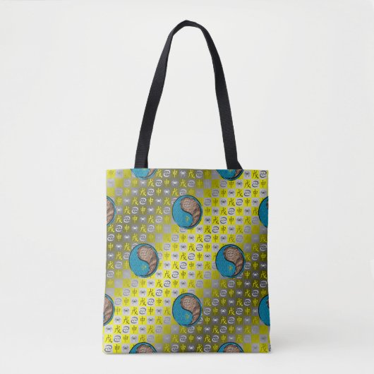 Kanker & Aap Tote Bag (Voorkant)