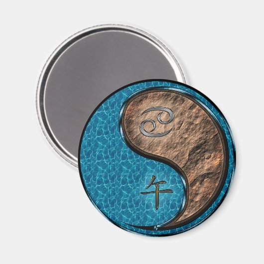 Kanker & Aard Paard Magneet (Voorkant / Achterkant)