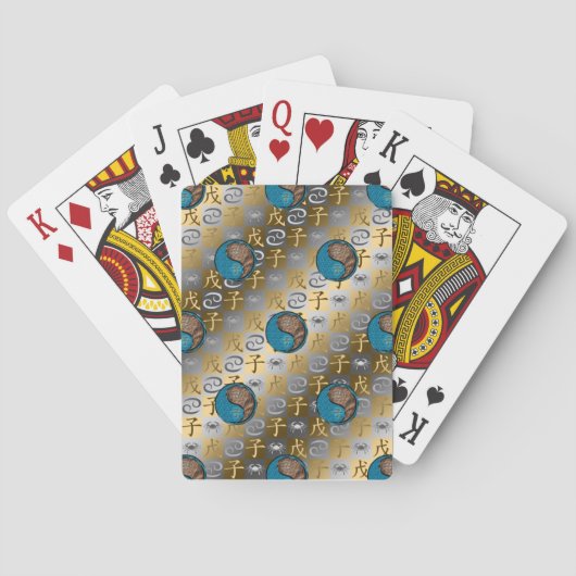Kanker & Aard Rat Pokerkaarten (Achterkant)