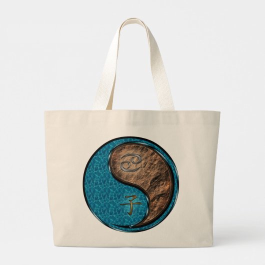Kanker & Aarde Rat Grote Tote Bag (Achterkant)