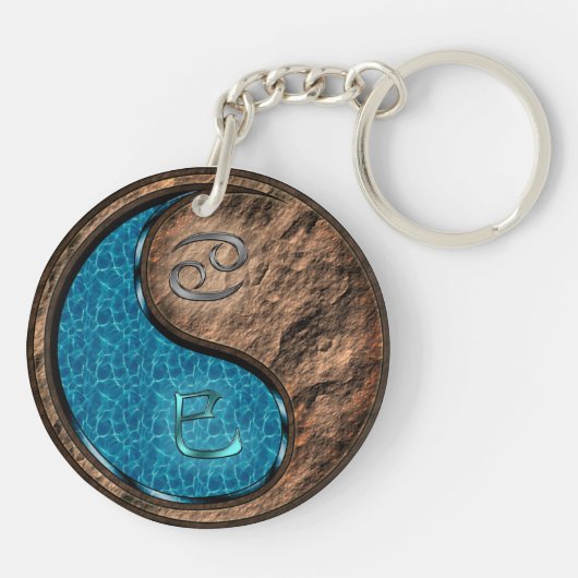 Kanker & Aarde Slang Sleutelhanger (Achterkant)