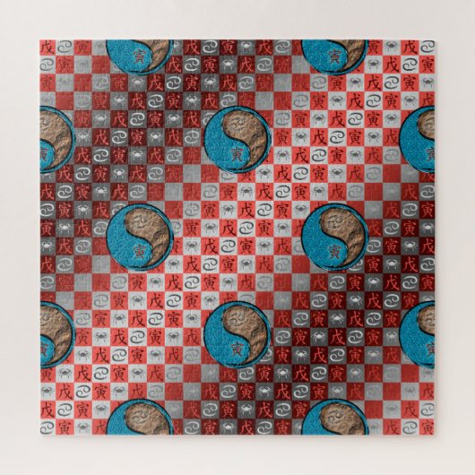 Kanker & Aardetiger Legpuzzel (Verticaal)