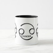 KANKER, Abstract ontwerp van het sterrenbeeld, Mok (Midden)