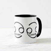 KANKER, Abstract ontwerp van het sterrenbeeld, Mok (Voorkant rechts)