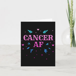 Kanker Af roze kanker Zodiac teken Horoscoop Geboo Kaart