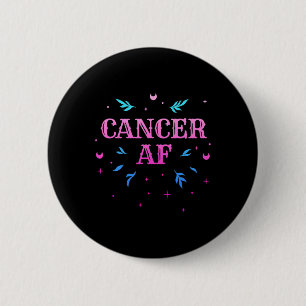 Kanker Af roze kanker Zodiac teken Horoscoop Geboo Ronde Button 5,7 Cm