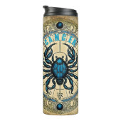 Kanker astrologie teken thermosbeker (Geroteerd rechts)