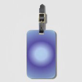 Kanker Aura, Kanker Zodiak, Blauwe Aura Gradient Bagagelabel (Voorkant (verticaal))