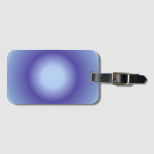 Kanker Aura, Kanker Zodiak, Blauwe Aura Gradient Bagagelabel