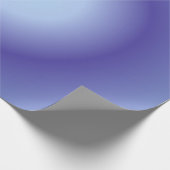 Kanker Aura, Kanker Zodiak, Blauwe Aura Gradient Cadeaupapier (Hoek)