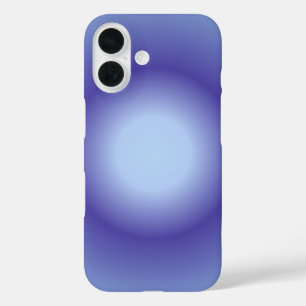 Kanker Aura, Kanker Zodiak, Blauwe Aura Gradient iPhone 16 Hoesje
