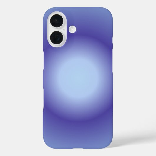 Kanker Aura, Kanker Zodiak, Blauwe Aura Gradient Case-Mate iPhone Case (Achterkant)