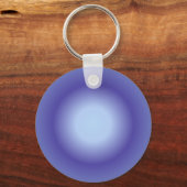 Kanker Aura, Kanker Zodiak, Blauwe Aura Gradient Sleutelhanger (Voorkant)