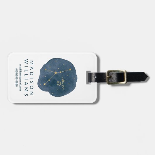 Kanker Bagagelabel (Voorkant horizontaal)