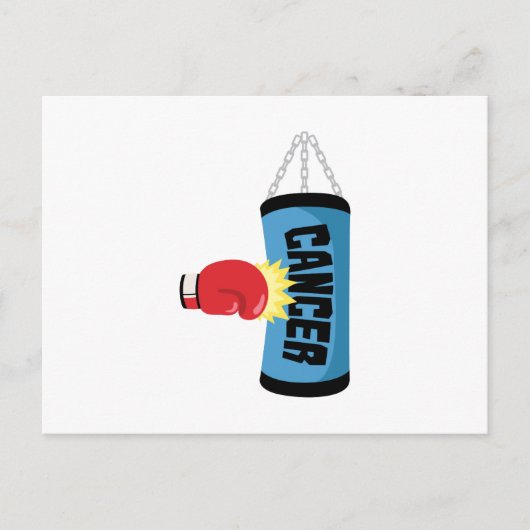 Kanker bestrijden briefkaart (Voorkant)