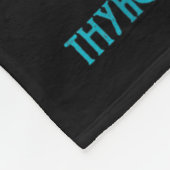 Kanker Bewustzijn Blauw Roze Blauwgroen Ribbon Fig Fleece Deken (Hoek)