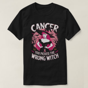 Kanker bewustzijn maand outfit, krijger heks t-shirt