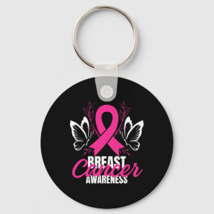 Kanker Bewustzijn Roze Ribbon Support Squad Kanker Sleutelhanger
