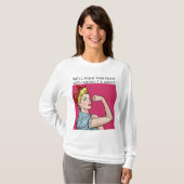 Kanker Bewustzijn spier en Might c SRF T-shirt (Voorkant volledig)