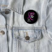 Kanker Bewustzijn Vrienden Strijder Ondersteuning Ronde Button 5,7 Cm (In situ)