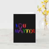 Kanker Bewustzijn Zorg - U Kaart (Gele Bloem)