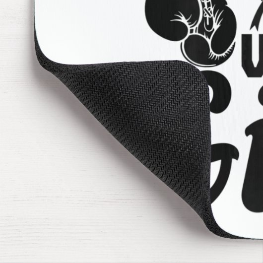 Kanker bezocht het verkeerde meisje muismat (Hoek)